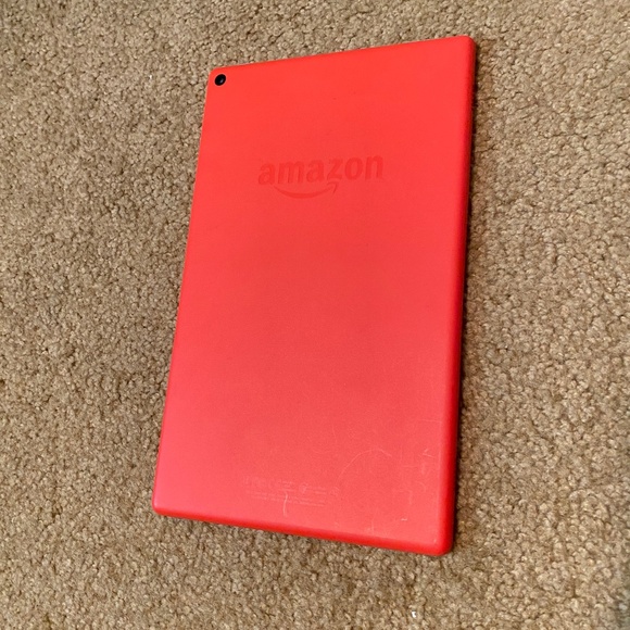 Amazon Kindle Fire 7 (5th Generation) RED Amazon Color 8GB, Wi-Fi, 7" As Is - Picture 2 of 5